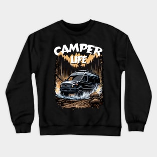 Camper Van Life Crewneck Sweatshirt
